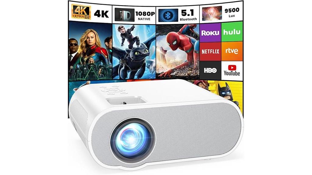 1080p bluetooth projector