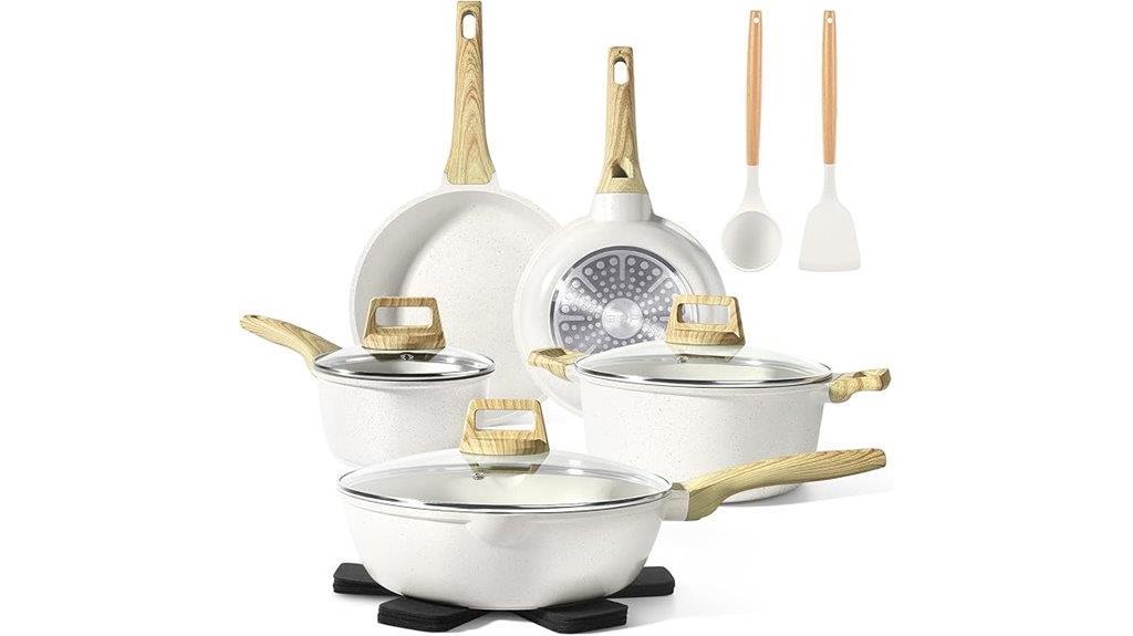 14 piece non stick cookware