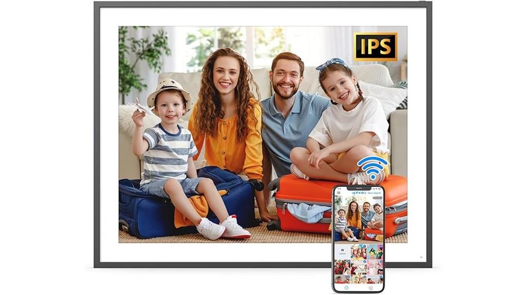 19 inch wifi touch frame