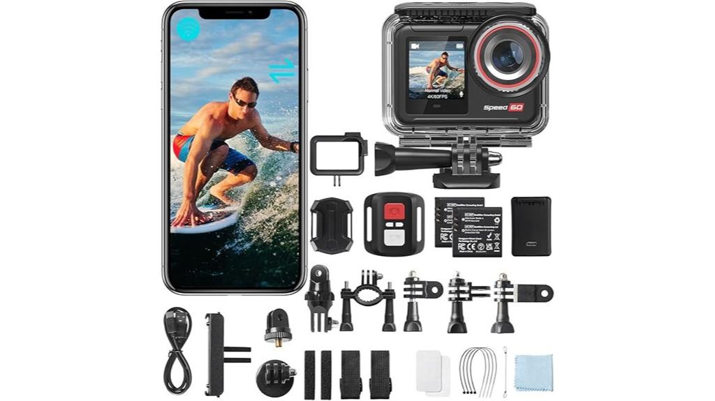 4k waterproof action camera