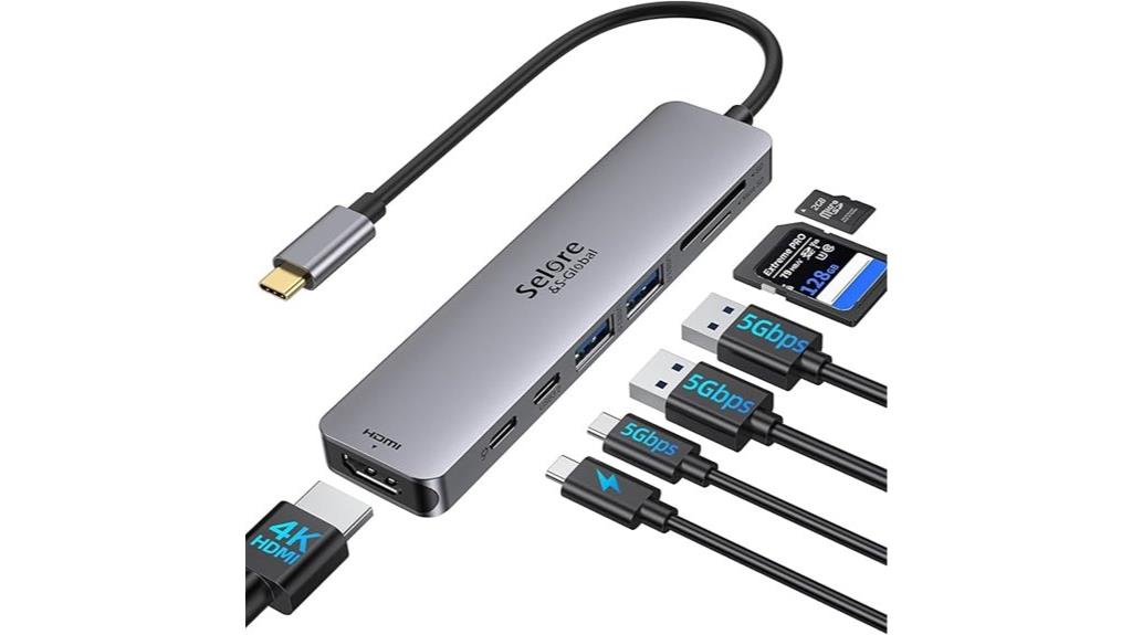 7 in 1 usb c hub