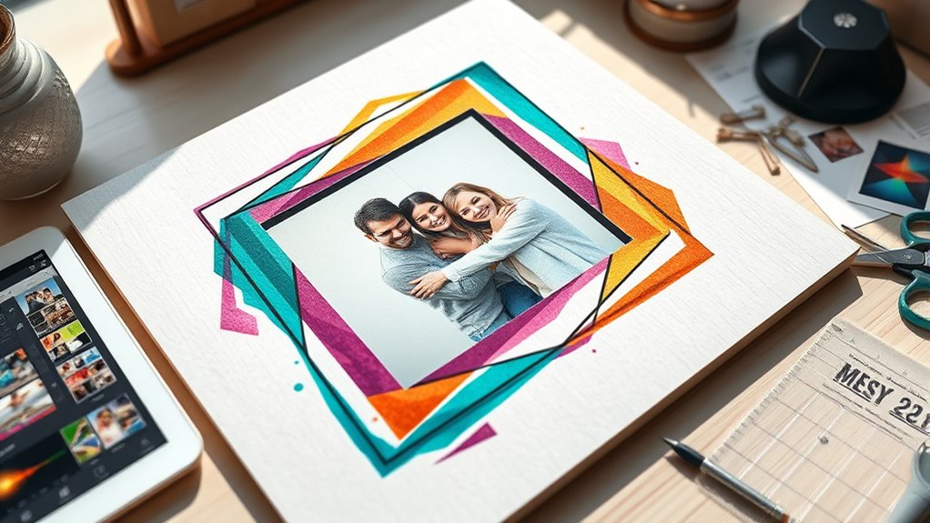 add personal photos creatively
