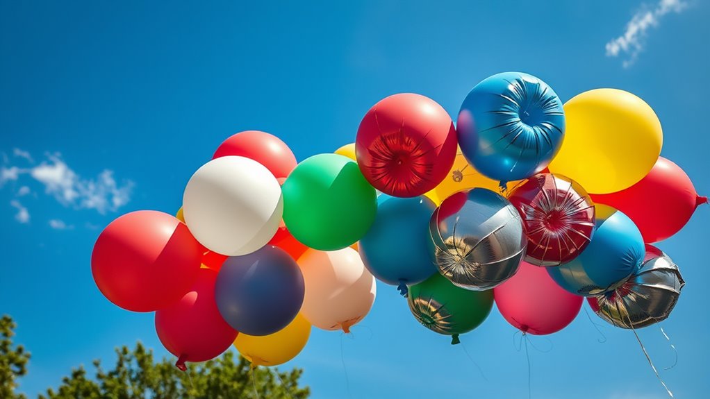 balloon material decomposition rates