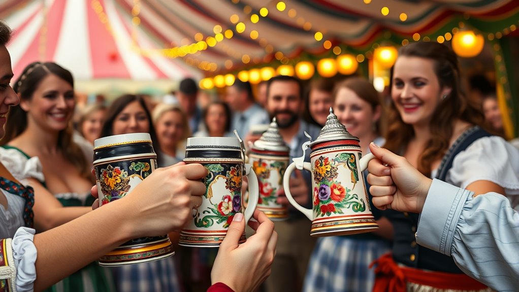 beer steins symbolize tradition and camaraderie