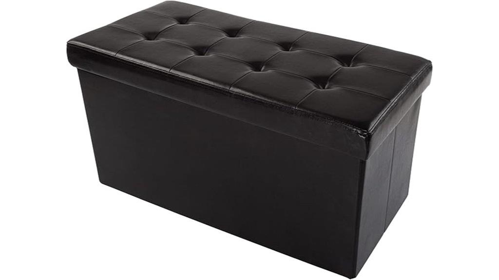 black home complete storage ottoman