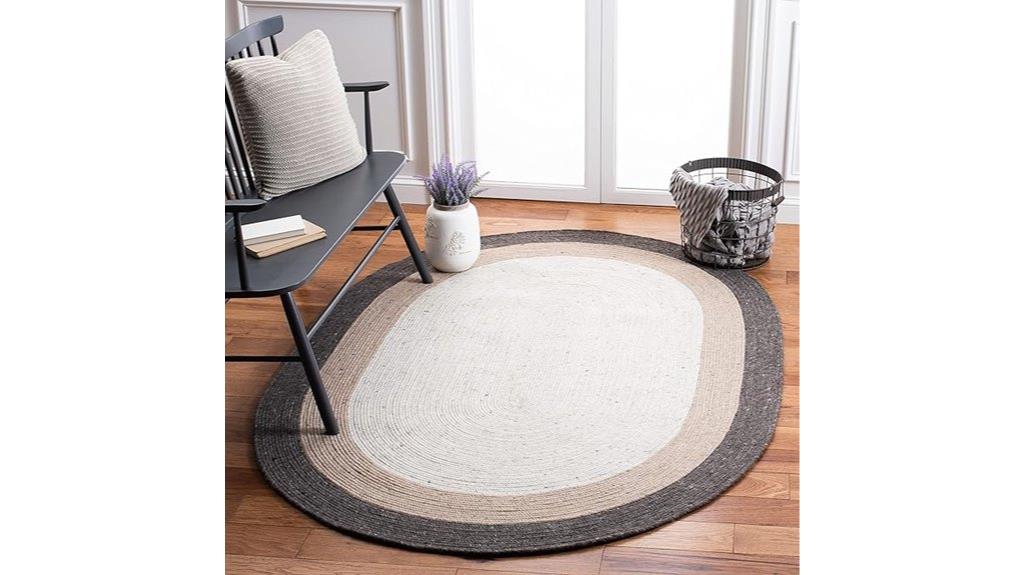braided 6x9 oval rug