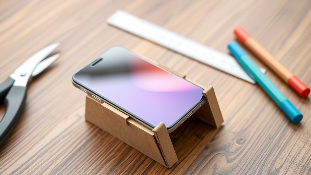 build sturdy cardboard stand