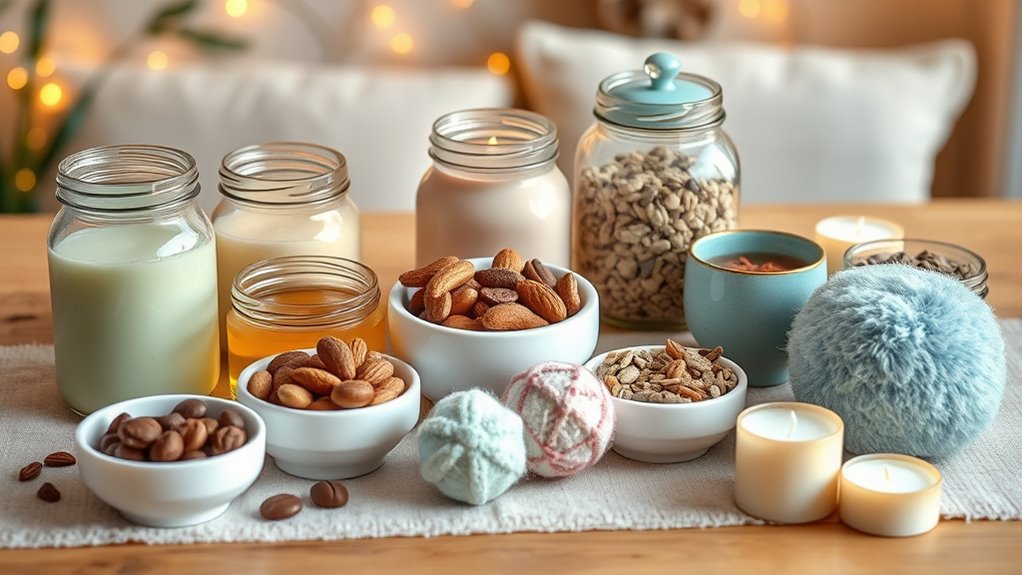 comforting snacks and drinks