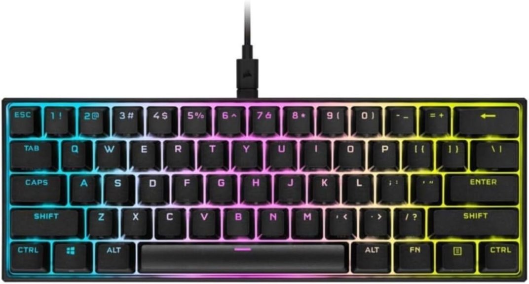 compact rgb mechanical keyboard