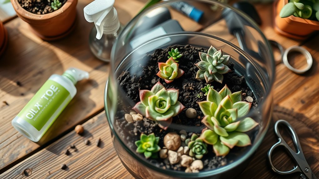 consistent care ensures healthy plants