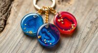 create custom resin keychains