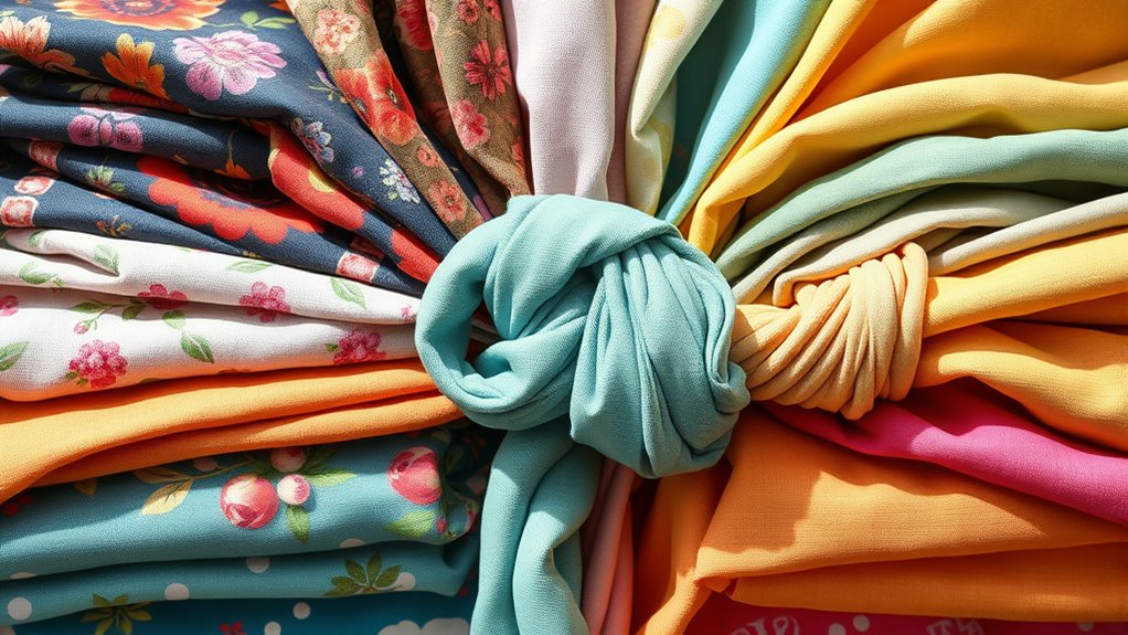 creative wrapping with fabric