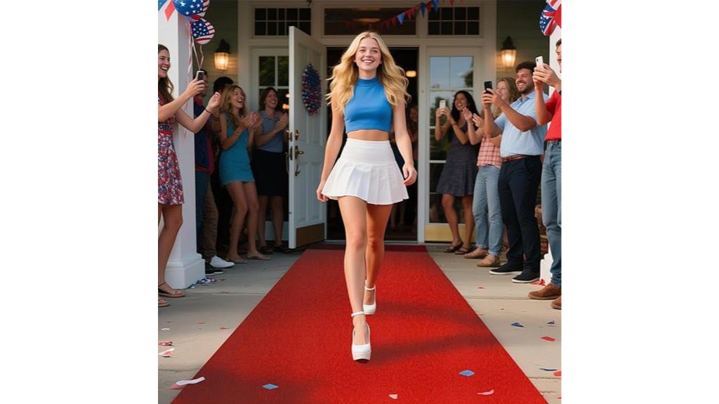 disposable non slip red carpet