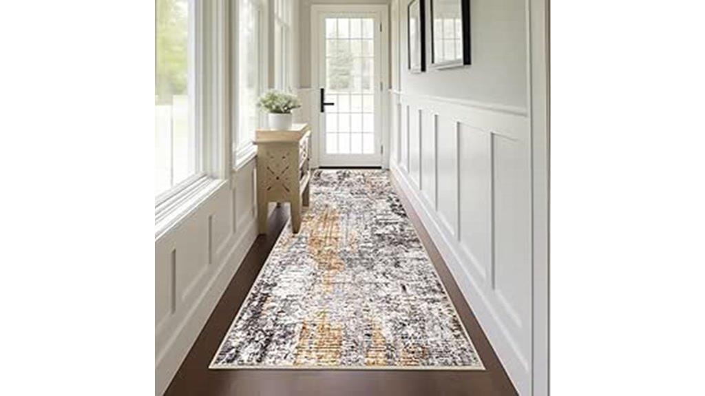 double width hallway rug