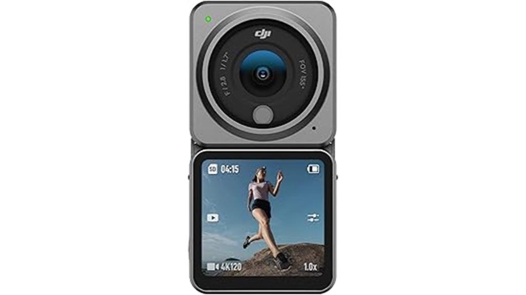 dual screen 4k action camera