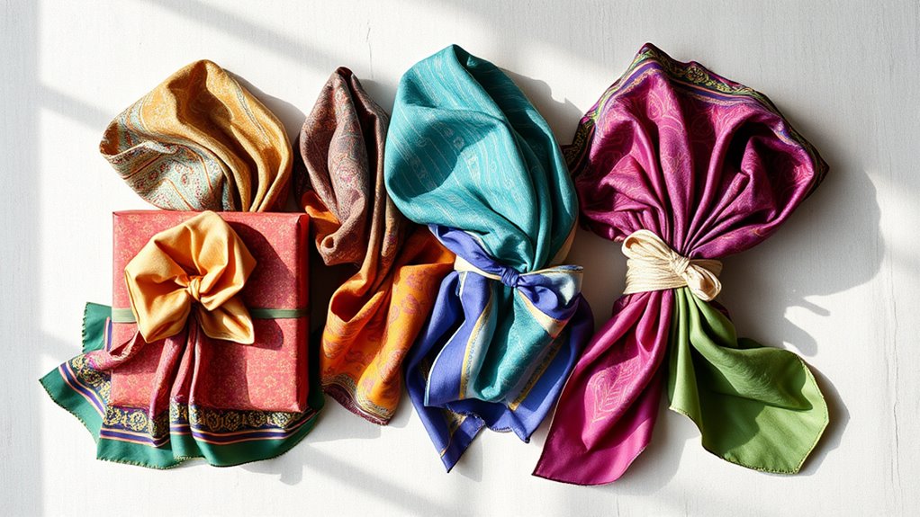 eco friendly fabric gift wrapping