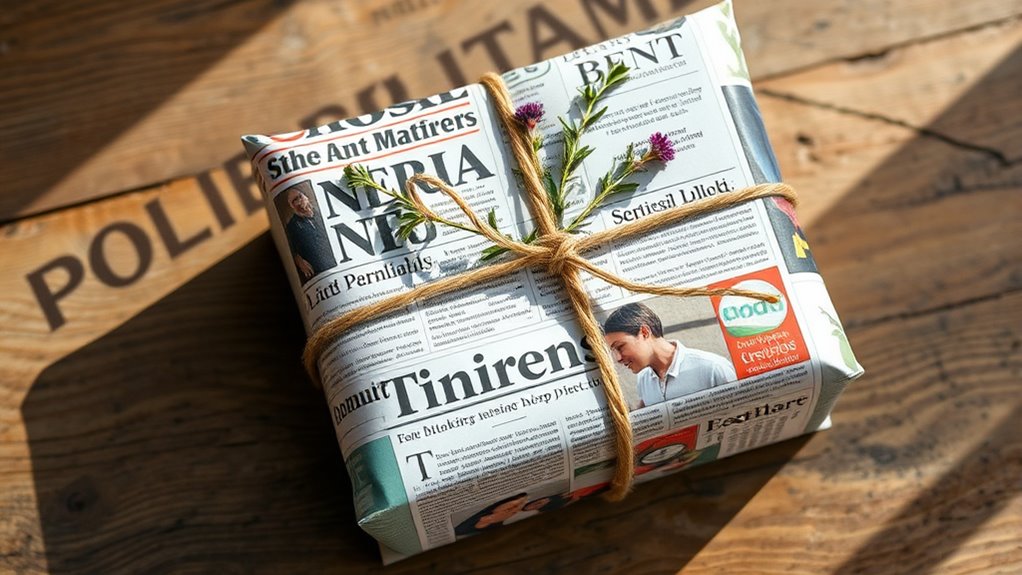 eco friendly gift wrapping
