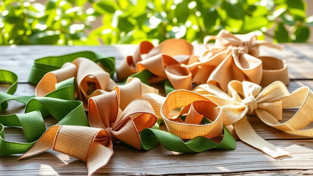 eco friendly reusable fabric ribbons
