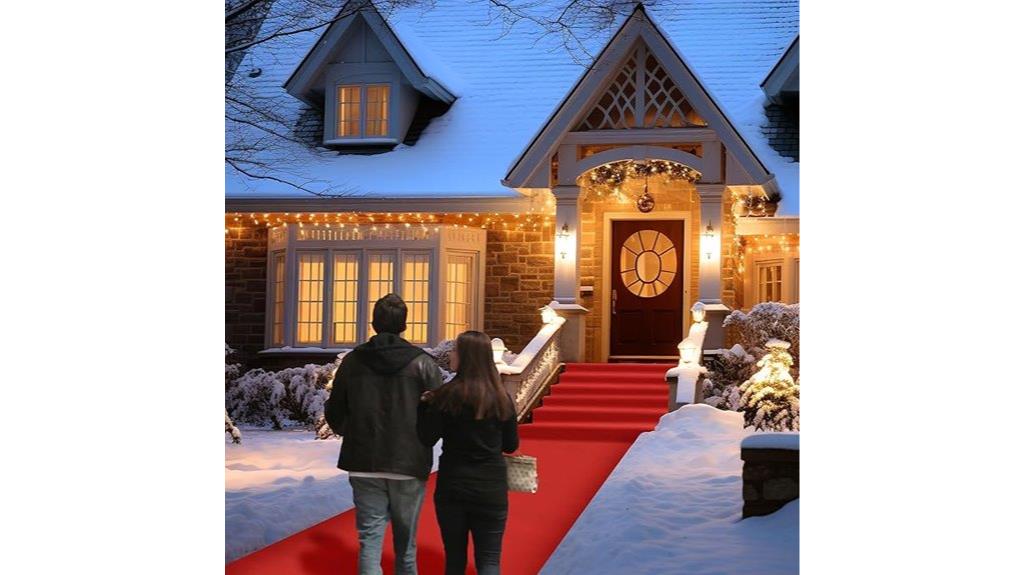 elegant event entrance pathway