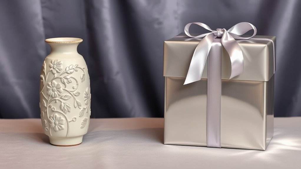elegant formal gift presentation