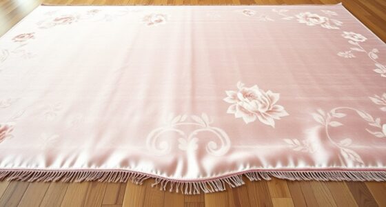 elegant pink silk rugs