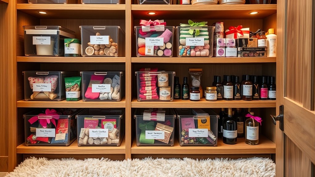emergency gift storage system
