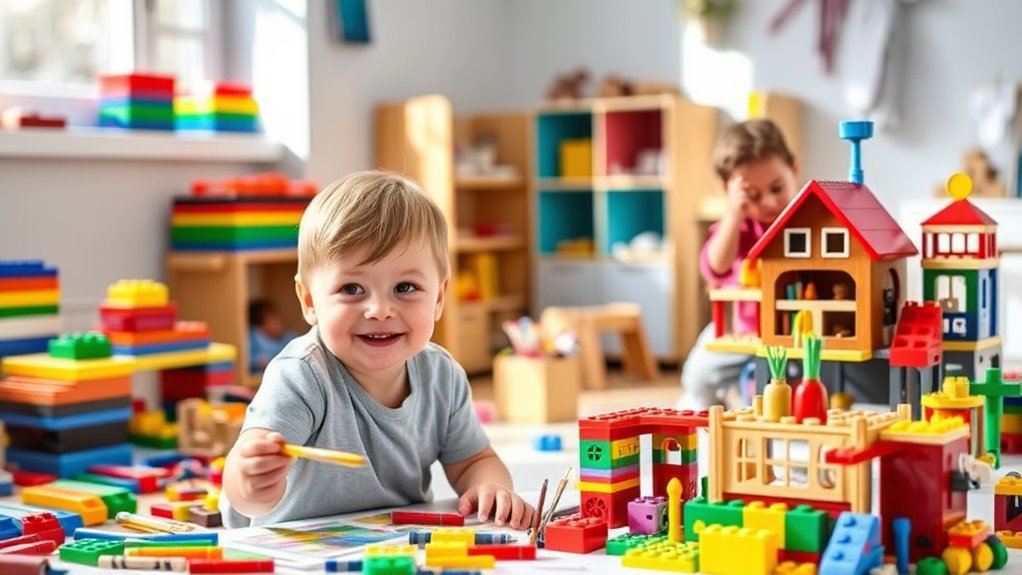 encourage creative imaginative play