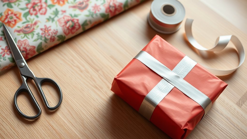 gather wrapping materials beforehand