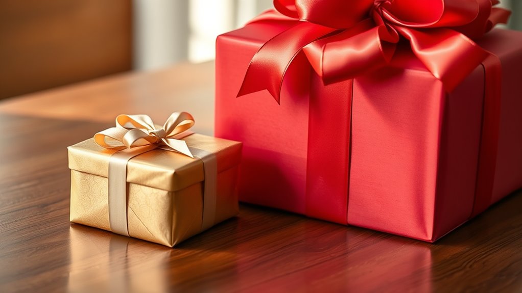 gift size influences emotional perception