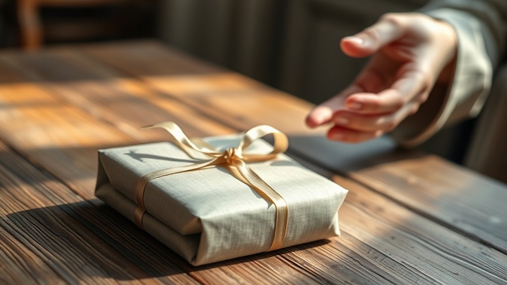 gift size reflects intentions