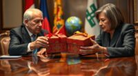 gifts facilitate peace negotiations