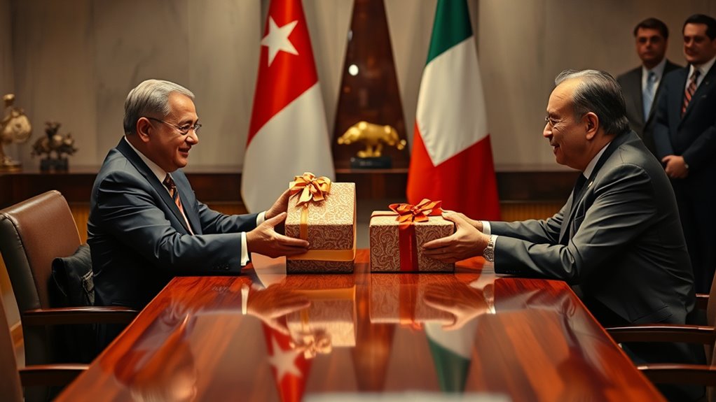 gifts strengthen diplomatic ties