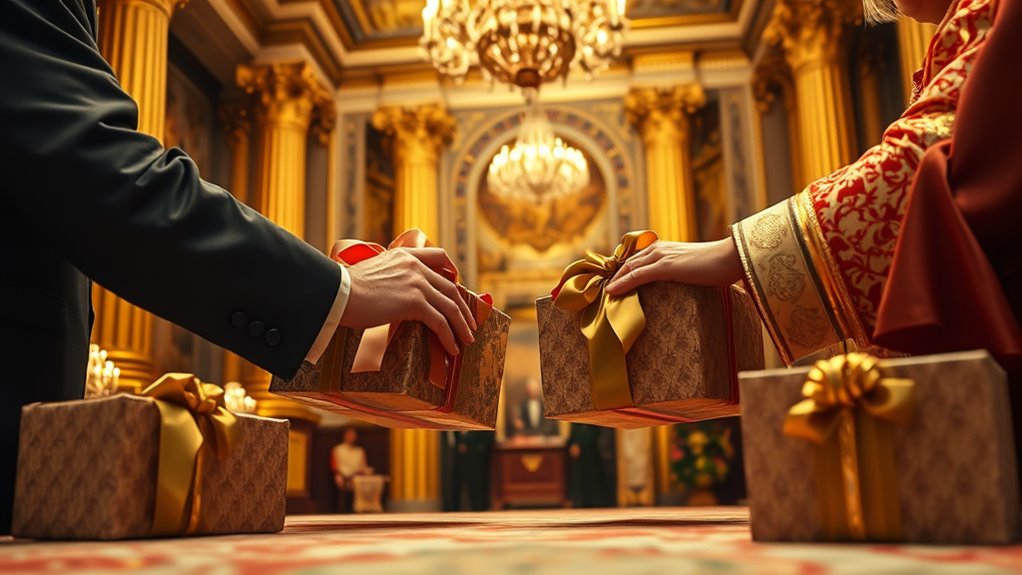 gifts symbolize diplomatic goodwill