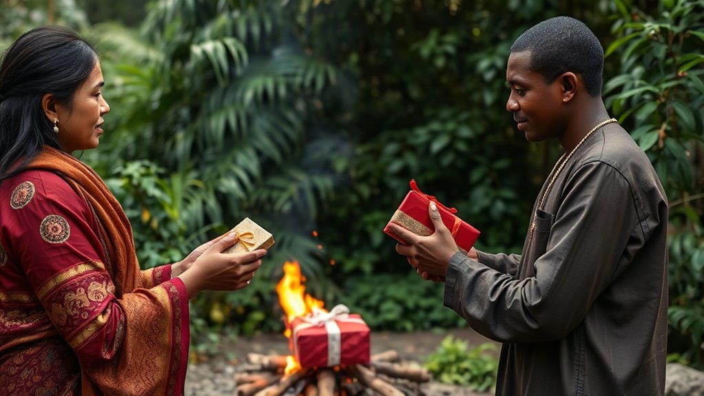 gifts symbolizing reconciliation and growth