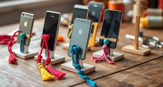 handmade smartphone stand gifts