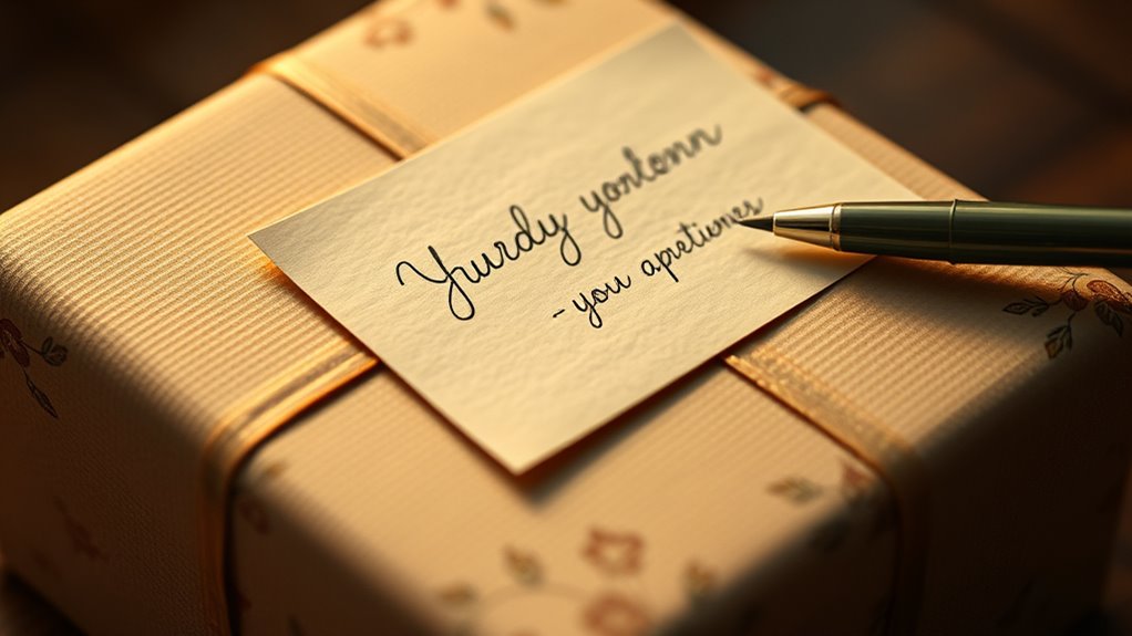 handwritten notes enhance perceived value