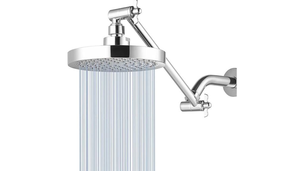high pressure rain shower