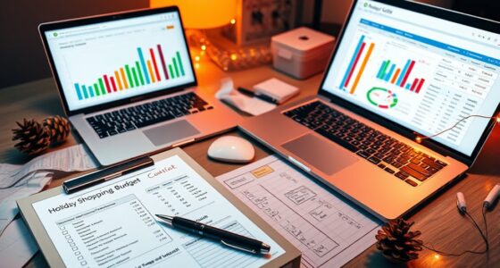 holiday shopping budget templates