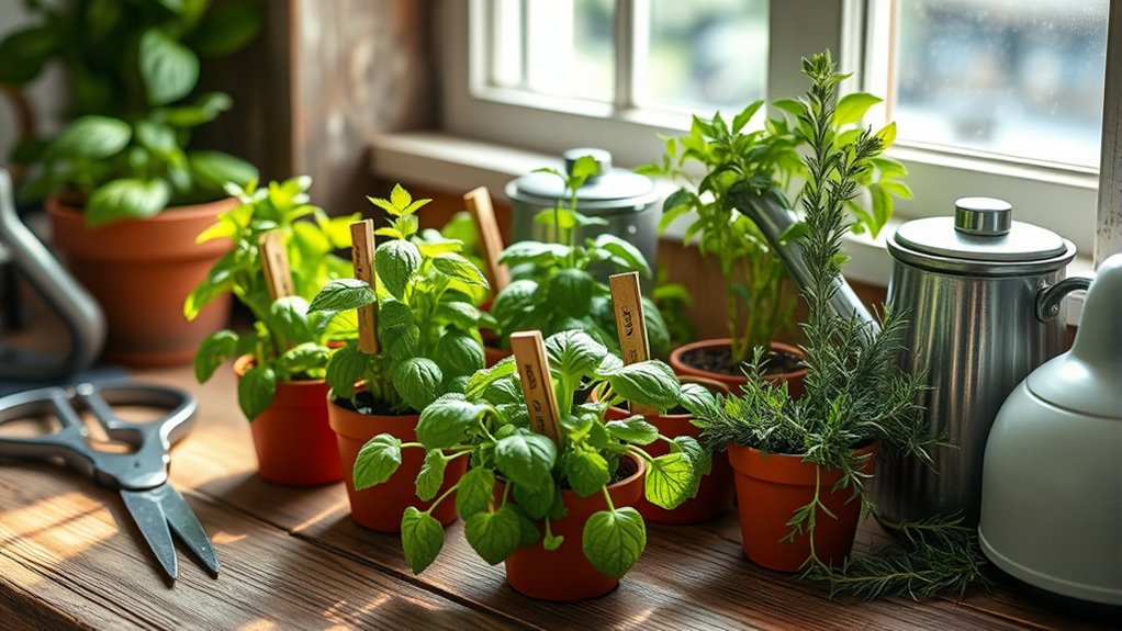 indoor herb gardening tips