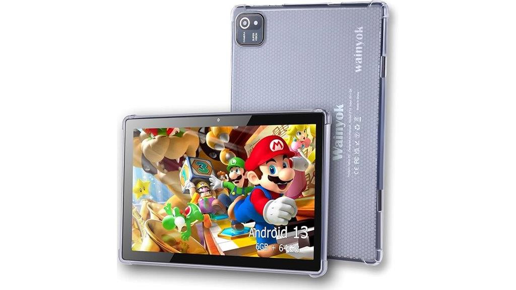 kids tablet with large storage