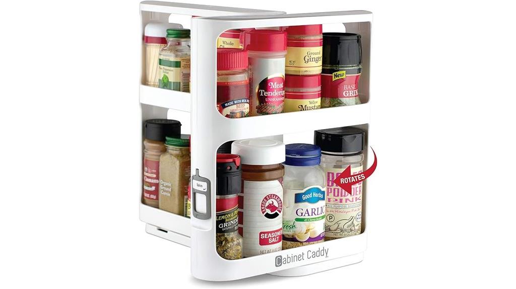 kitchen cabinet spice rack