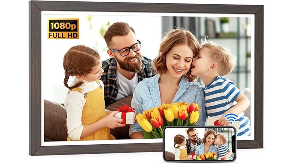 large 21 5 inch wifi frame