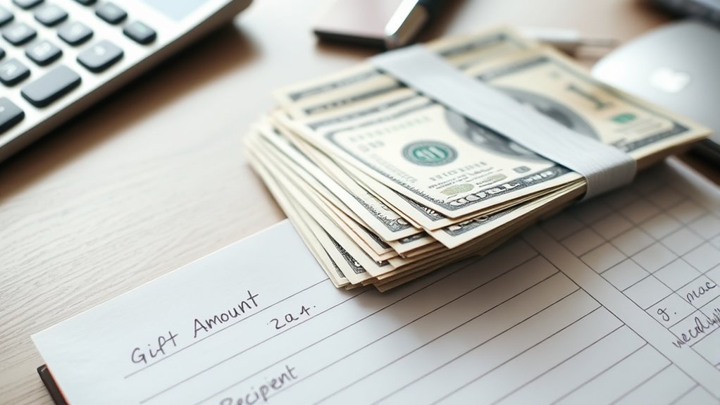 large gift reporting rules
