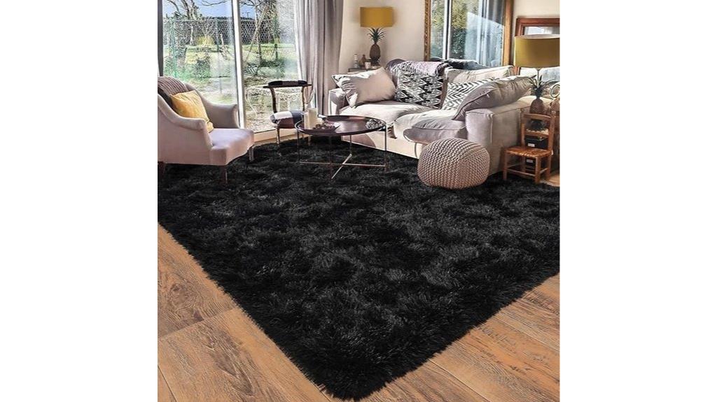 large shaggy area rug