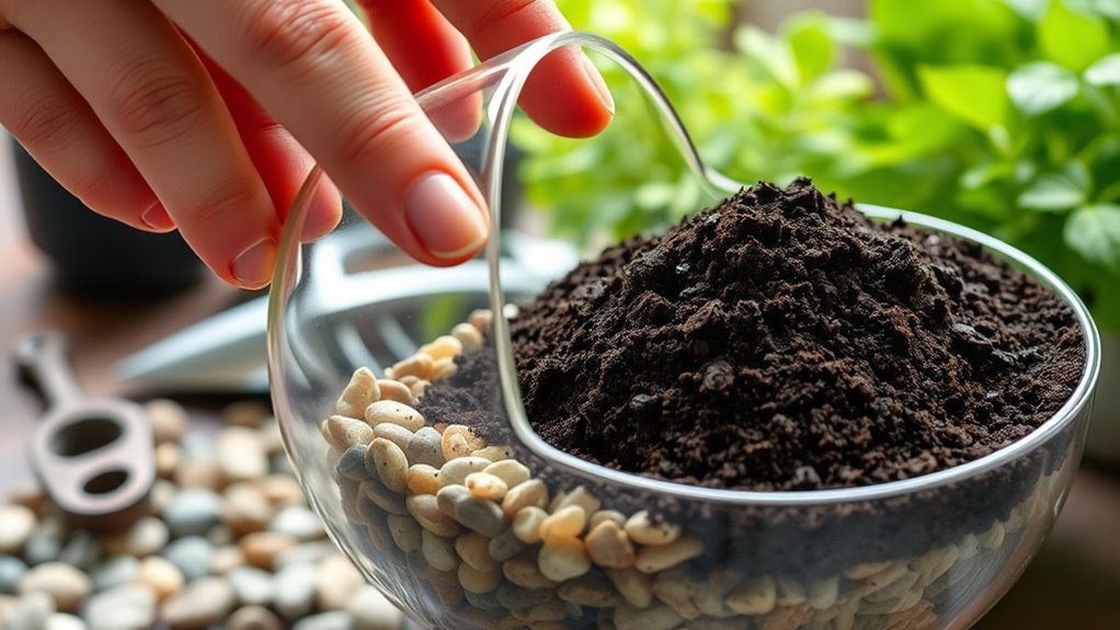 layered drainage and soil preparation