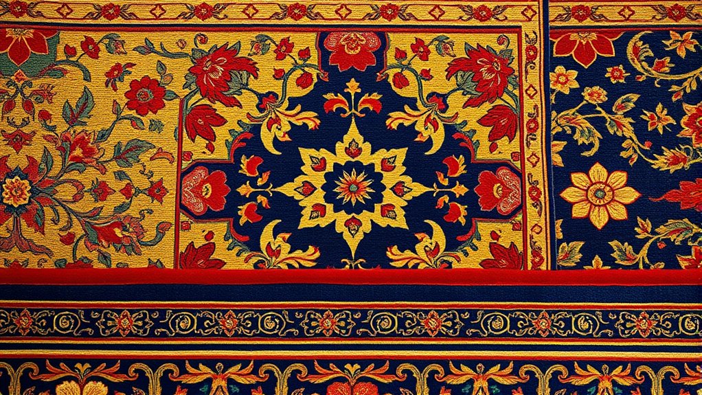 luxury craftsmanship silk rugs