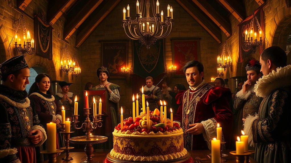 medieval renaissance elaborate celebrations