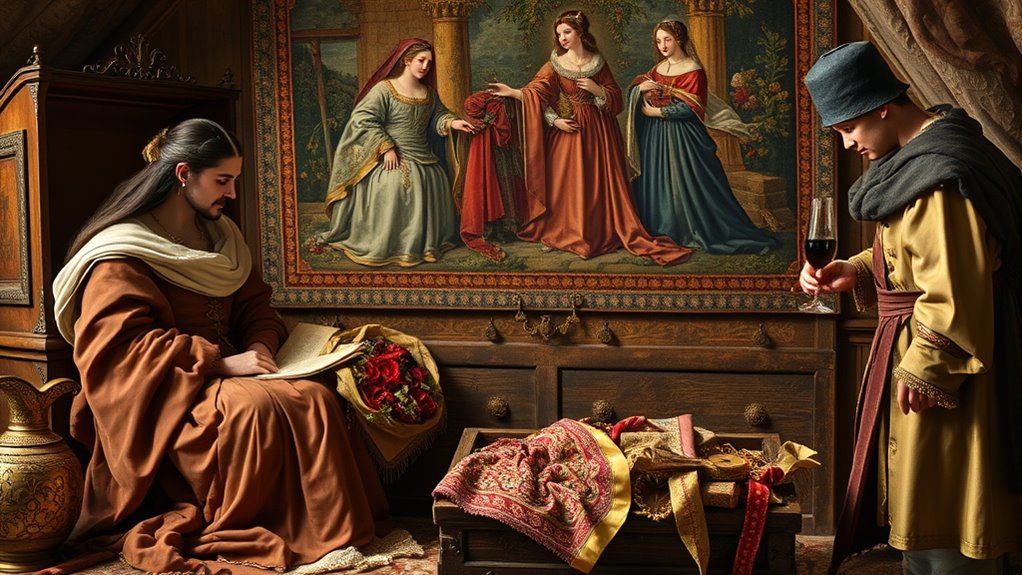 medieval wedding gift symbolism