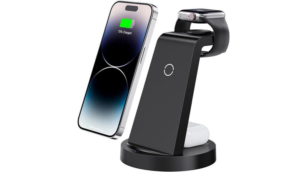 multi device wireless charging dock
