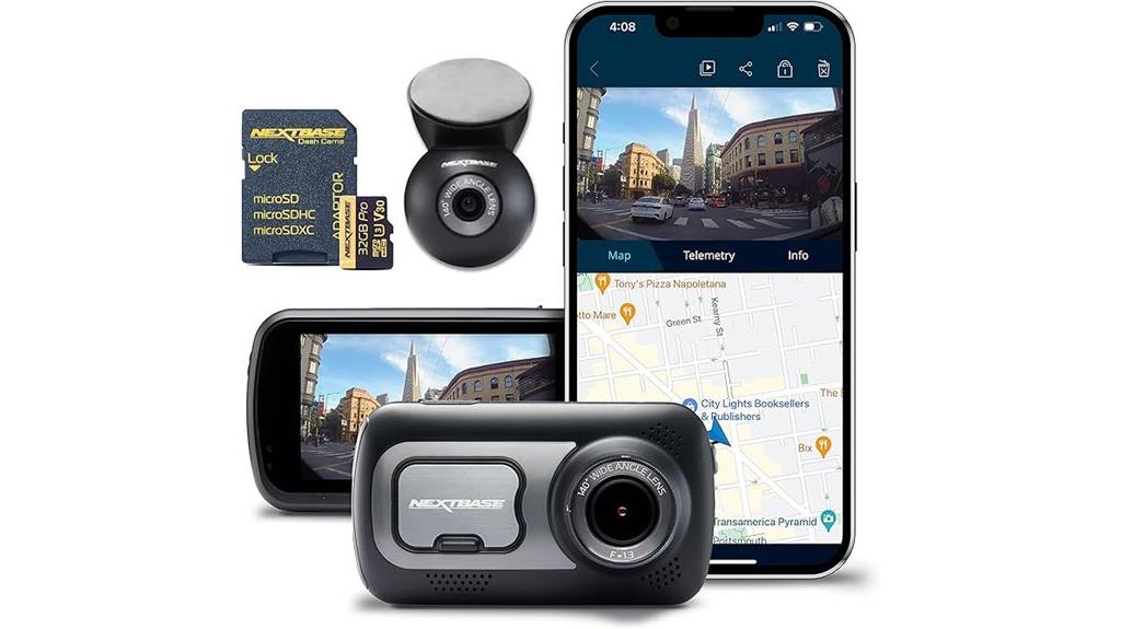 nextbase 522gw dash cam